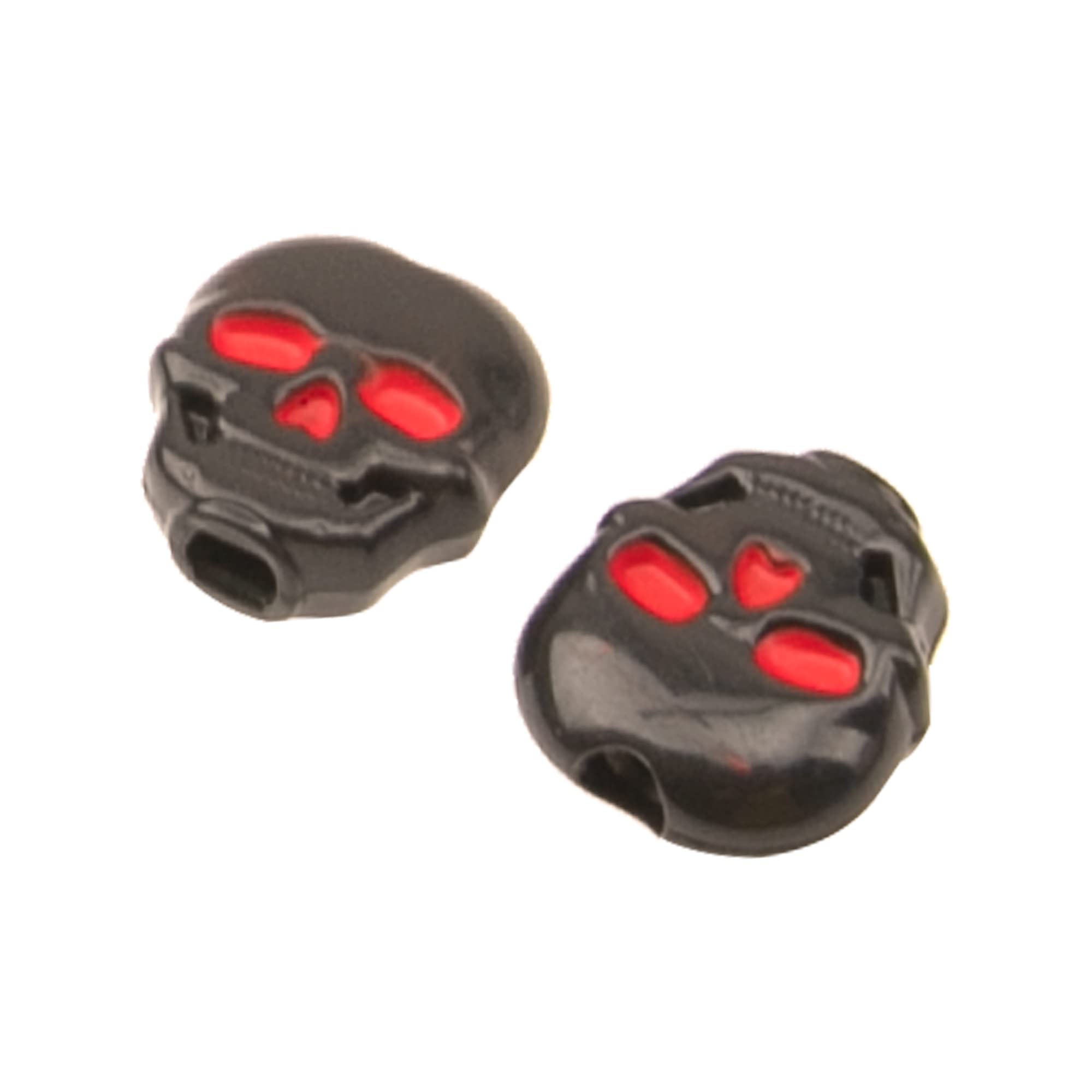 6Pcs Yootones Guitar Tuning Peg Cap, Skull Shape Tuning Key Button hat Compatible with Folk, Electric and Acoustic Guitar (Black